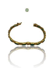 Emerald Gold Vermeil Bracelet