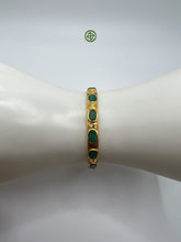 Emerald Gold Vermeil Bracelet