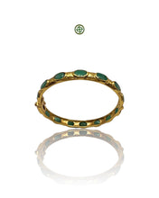 Emerald Gold Vermeil Bracelet