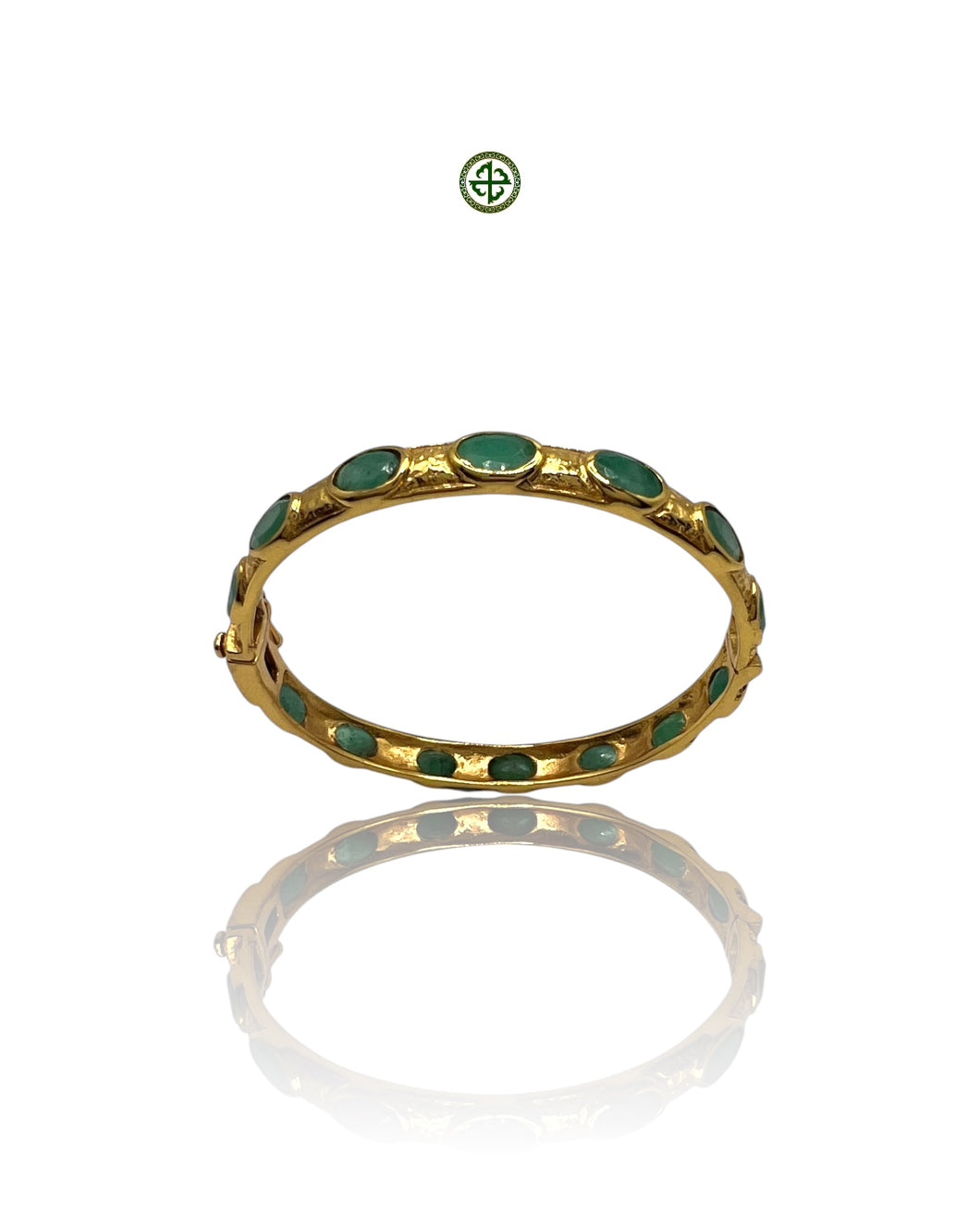 Emerald Gold Vermeil Bracelet