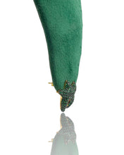 Emerald Green Zirconia Pave Starfish Earrings