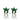 Emerald Green Zirconia Pave Starfish Earrings