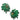 Emerald & Peridot Green Zirconia Bloom Earrings