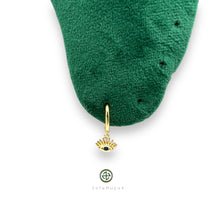 Eyelash Lucky Eye Earrings