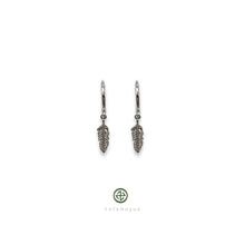 Feather Hoop Earrings