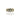 Front view of the Art Deco inspired ring with five oval pale blue topaz stones