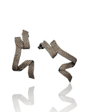 Geometric Champagne Pavé Earrings