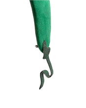 Geometric Emerald Green Pavé Earrings