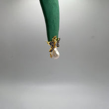 Gnat Baroque Pearl Bug Earrings