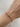 Alligator Bracelet, Baguette Zirconia, 14K Gold Vermeil or 925 Sterling Silver, Adjustable