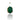 Green Agate Enamel Gold Vermeil Ring