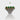 A silver ring with a gold vermeil band featuring a green onyx gemstone and white rhodium plating.