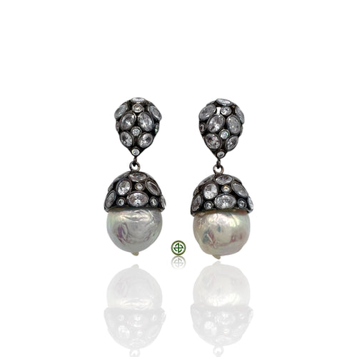 Had Jiro Large Baroque Pearl Drop Earrings