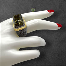 Lemon Quartz Statement Ring