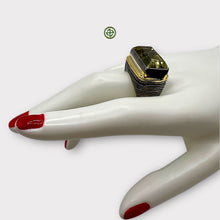 Lemon Quartz Statement Ring