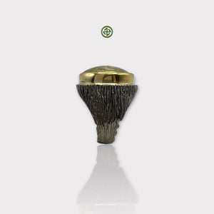 Lemon Quartz Statement Ring