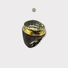 Lemon Quartz Statement Ring