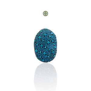 Mathew Turquoise Pave Ring