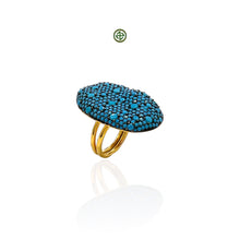 Mathew Turquoise Pave Ring