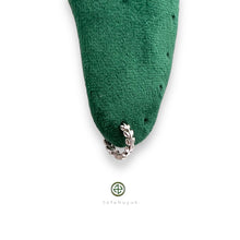 Mini Leaf Hoop Earrings