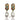 Multicolour Gemstone Baroque Pearl Earrings