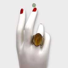 Natural Citrine Gold Vermeil Ring