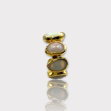 Natural Opal Eternity Ring
