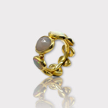 Natural Opal Eternity Ring