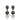 White Pave Ball Statement Earrings