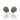 Natural Pave Turquoise Flower Earrings