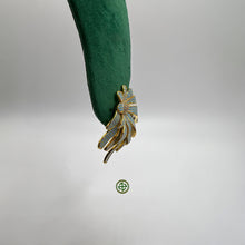 Natural Pave Turquoise Flower Earrings