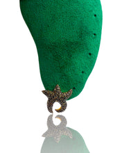 Peridot Green Starfish Earrings