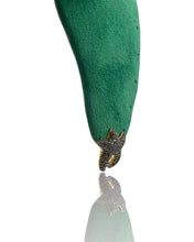 Peridot Green Starfish Earrings