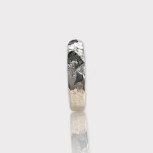 Raw Black Tourmaline Peridot Borz Ring