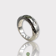 Raw Peridot Yellow Tourmaline Borz Ring