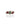 Trio tourmaline ring in rhodium plated 925 sterling silver featuring red and green tourmaline gemstones. Elegant and colourful ring for everyday wear. Available in US size 8 (UK Q) with resizing options.