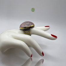 Rose Quartz Statement Ring