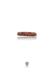 Ruby Emerald Sapphire Micro Eternity Ring