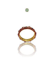 Ruby Emerald Sapphire Micro Eternity Ring