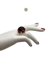 Ruby Enamel Statement Ring