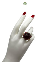 Ruby Enamel Statement Ring