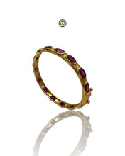 Ruby Gold Vermeil Bracelet
