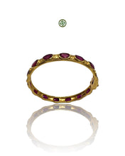 Ruby Gold Vermeil Bracelet