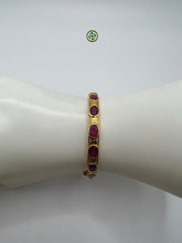 Ruby Gold Vermeil Bracelet