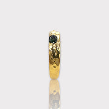 Ruby Green Tourmaline Borz Gold Vermeil Ring