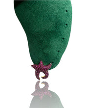 Ruby Pink Starfish Earrings