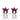 Ruby Pink Starfish Earrings