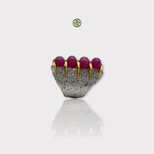 Ruby Solid Silver Ring
