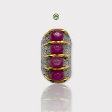 Ruby Solid Silver Ring