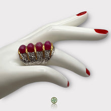 Ruby Solid Silver Ring